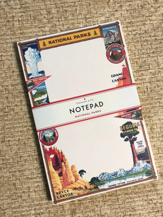 National Parks Notepad