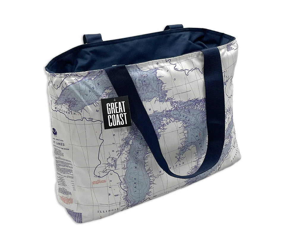 Great Lakes Tote Bag Cooler – Michigan Studio