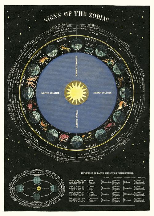 Signs of the Zodiac Poster