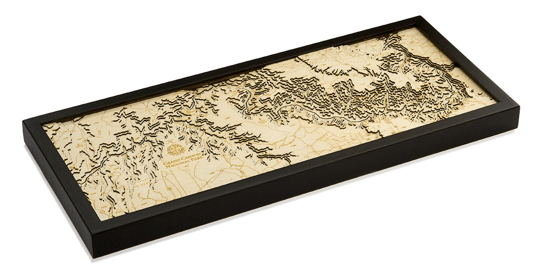 Grand Canyon Topography Chart