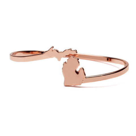 Michigan Bangle Bracelet - Copper