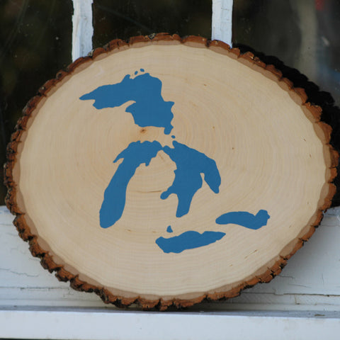 Great Lakes Wood Painting
