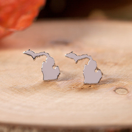 Michigan Stainless Steel Earrings