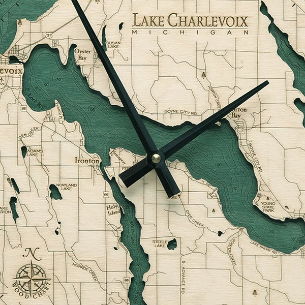 Lake Charlevoix Clock