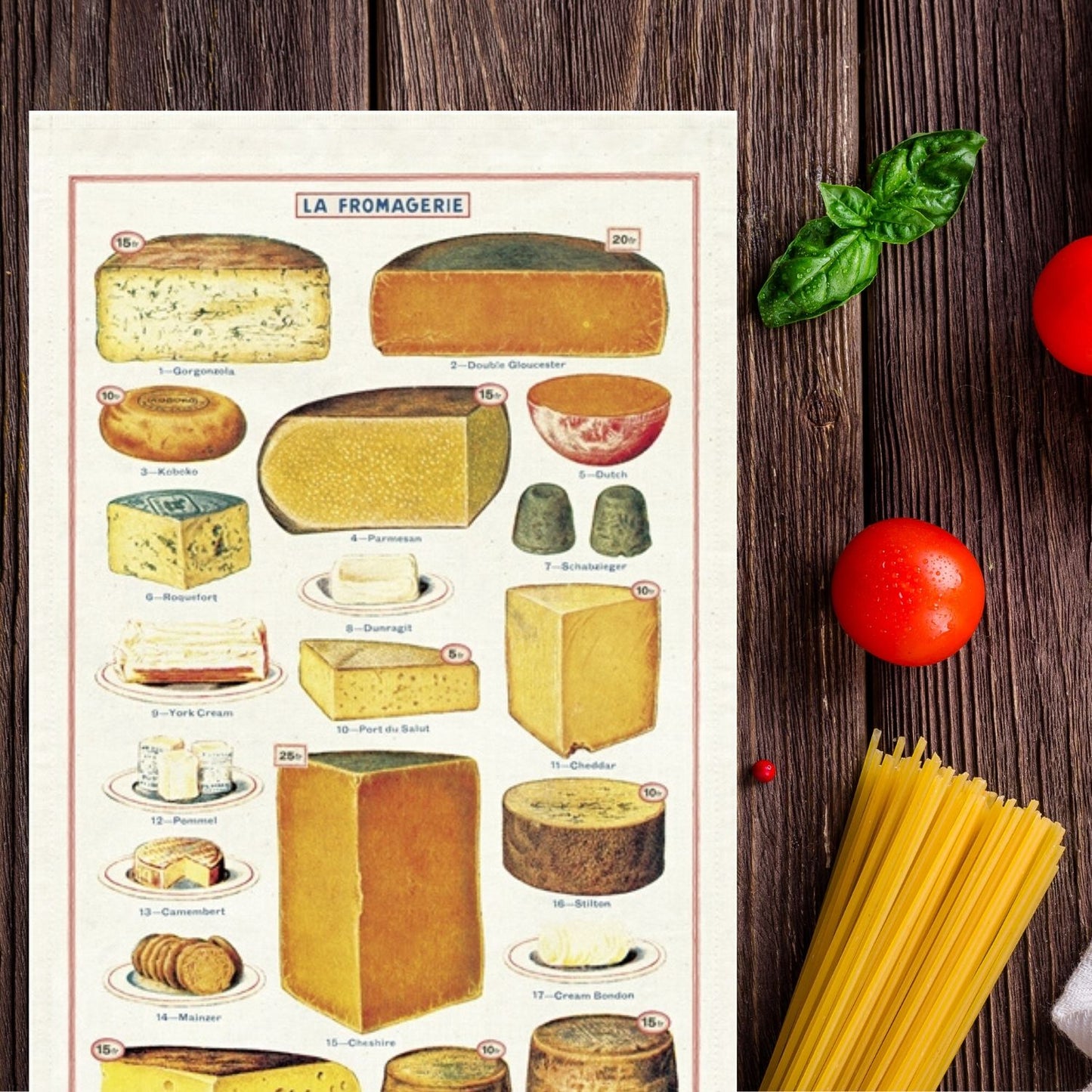 Cheese Kitchen Towel