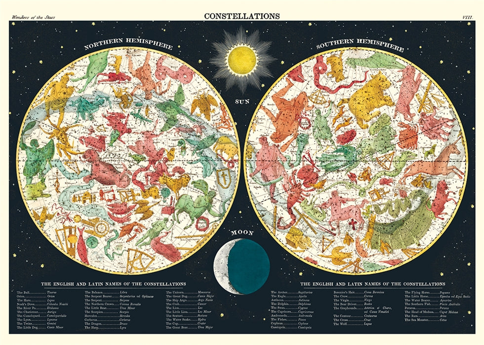 Zodiac Print Wall Hanging