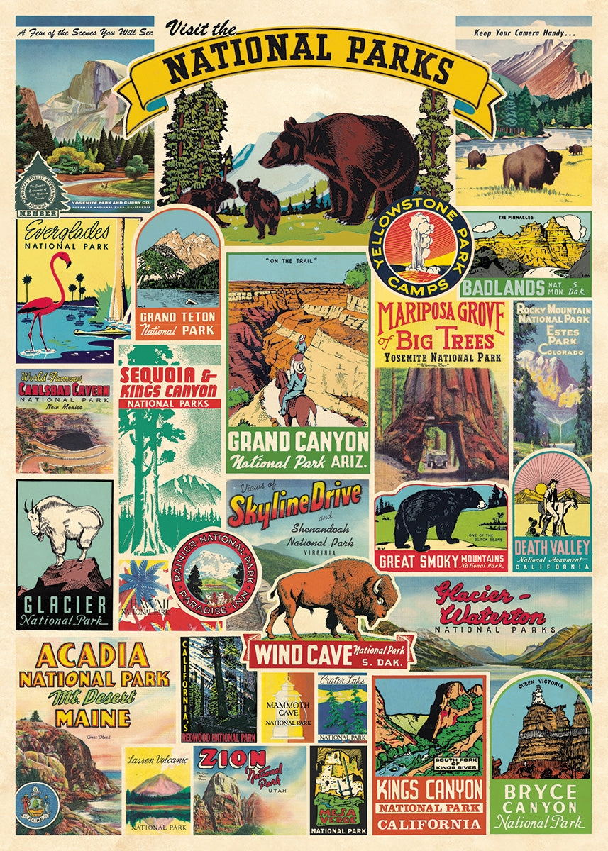 National Parks Poster Wall Hanging