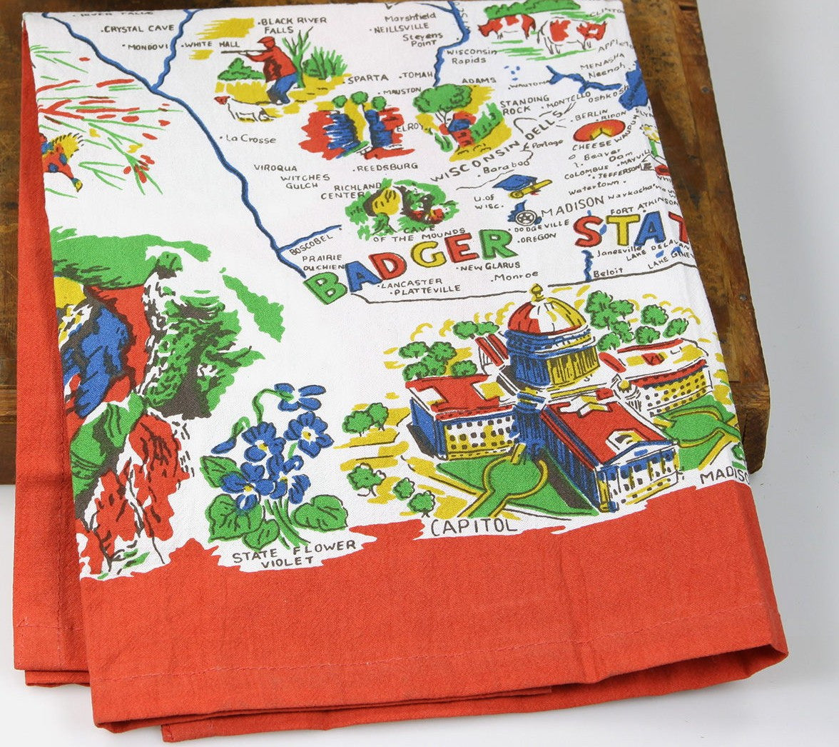 Wisconsin Tea Towel