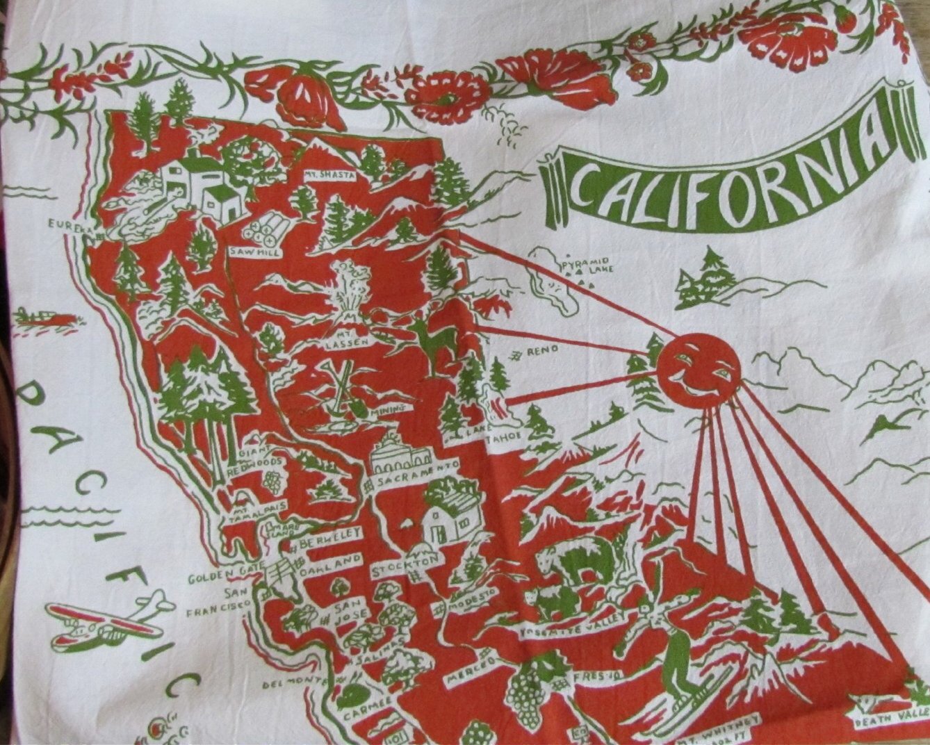 California Vintage Kitchen Towel