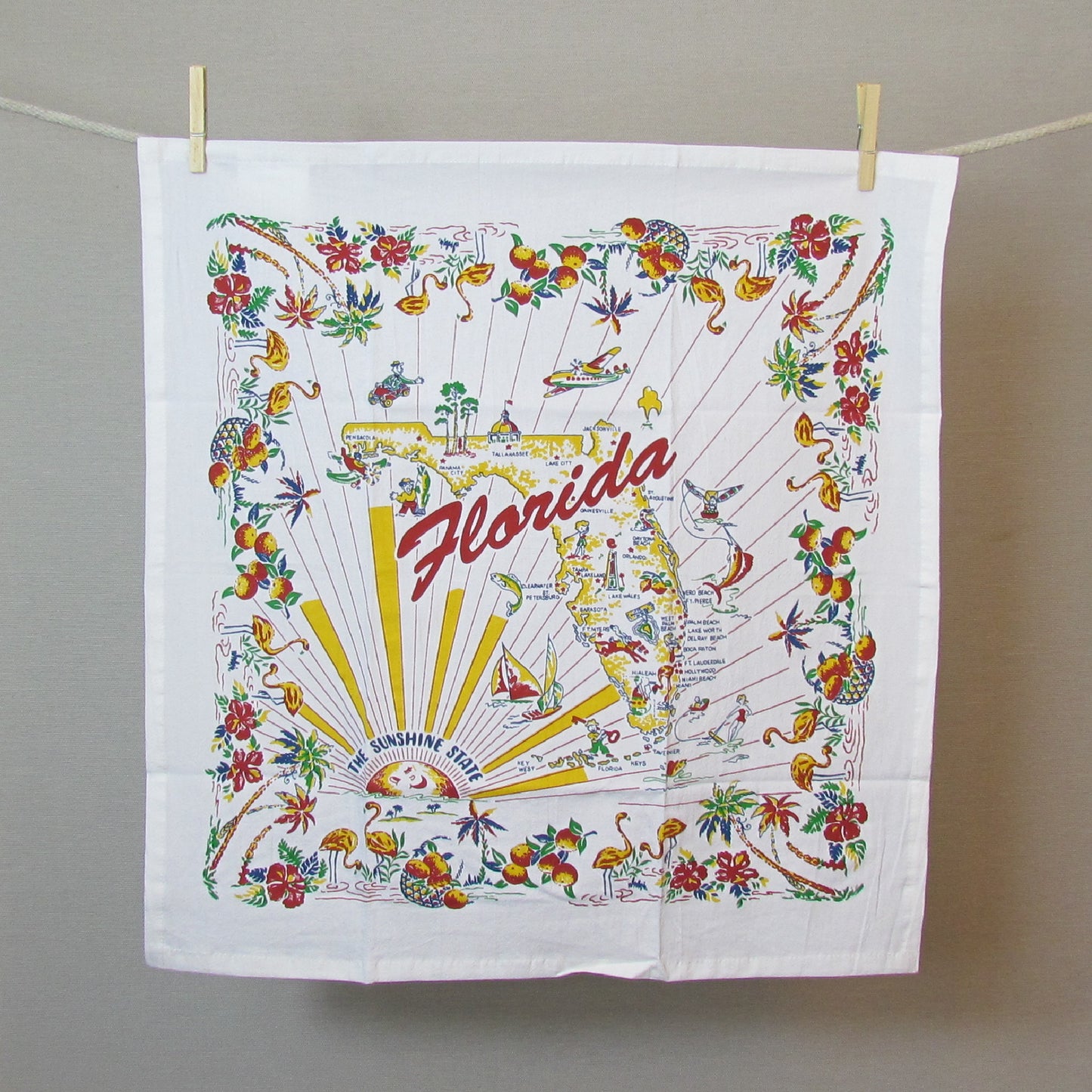 Florida Vintage Kitchen Towel