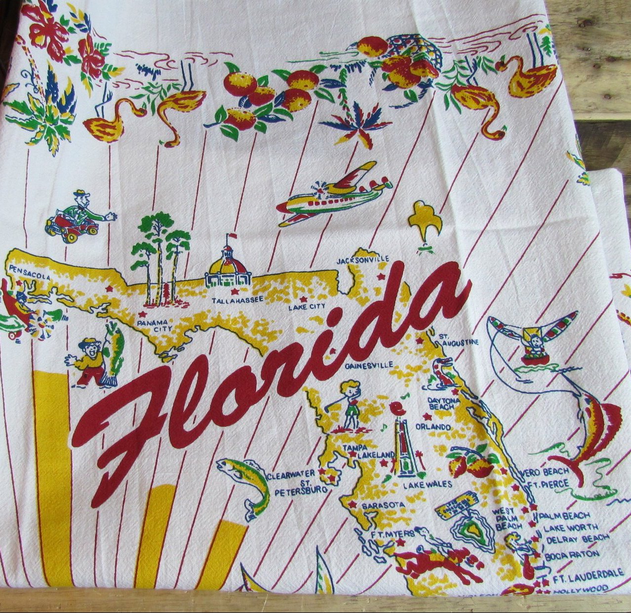 Florida Vintage Kitchen Towel