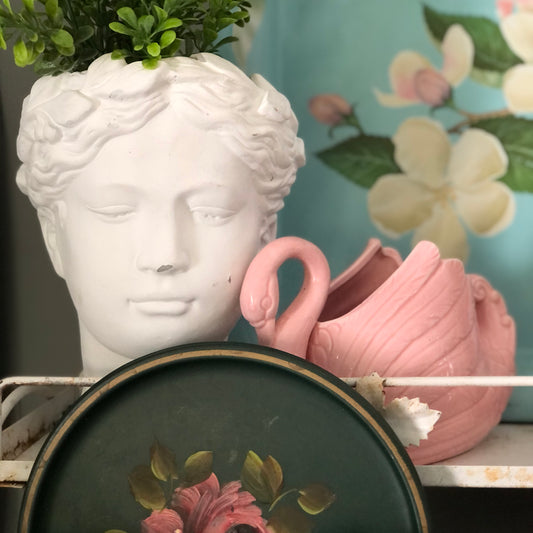 Pink Swan Planter