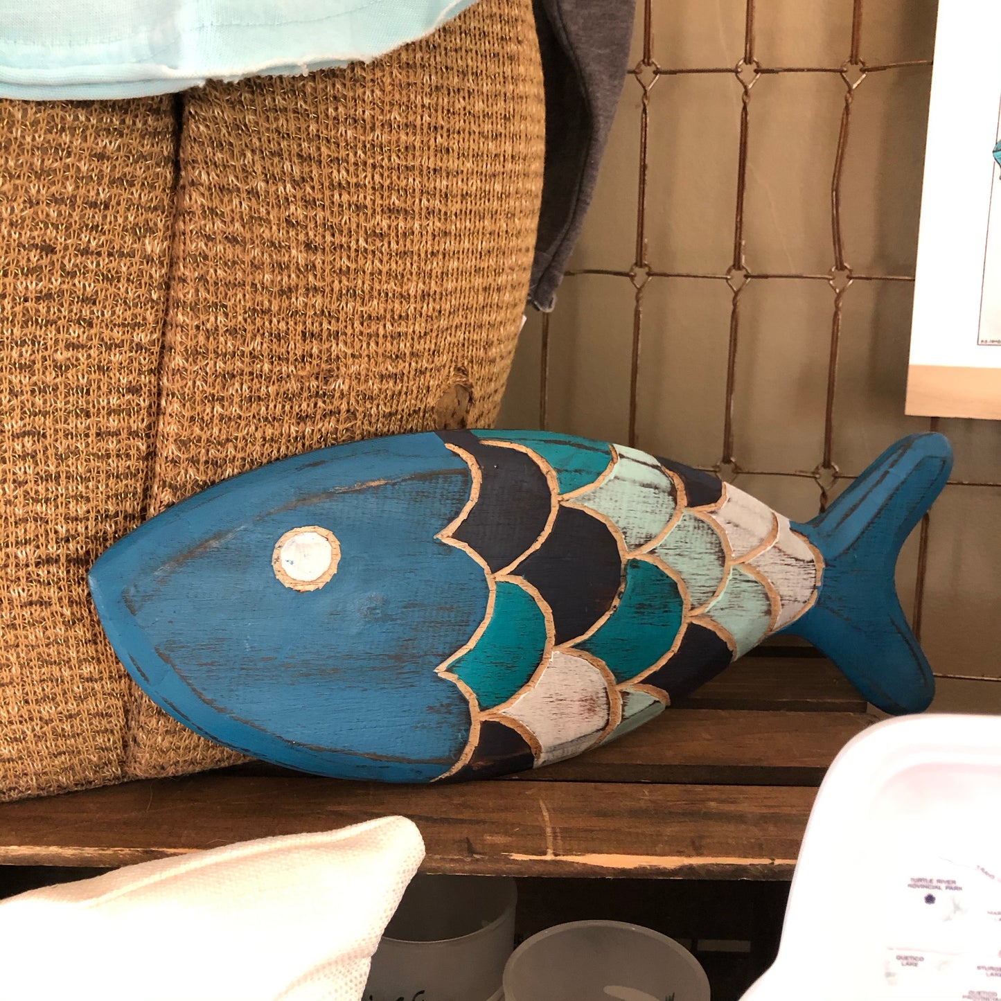 Wood Carved Fish
