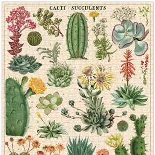 Succulent Vintage Puzzle