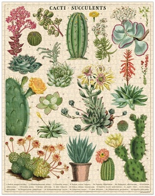 Succulent Vintage Puzzle