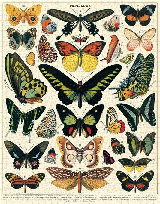 Butterflies Vintage Puzzle