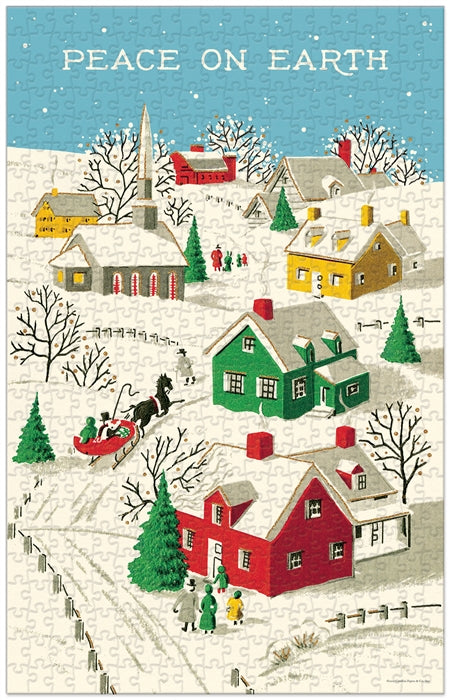 Peace on Earth Christmas Vintage Puzzle