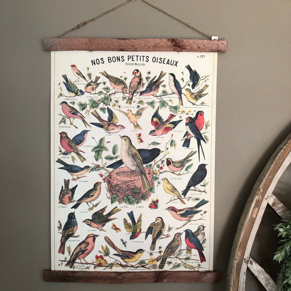 Bird Series Poster Wall Hanging