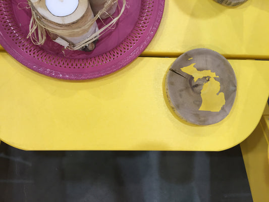 Michigan Wood Cedar Coasters