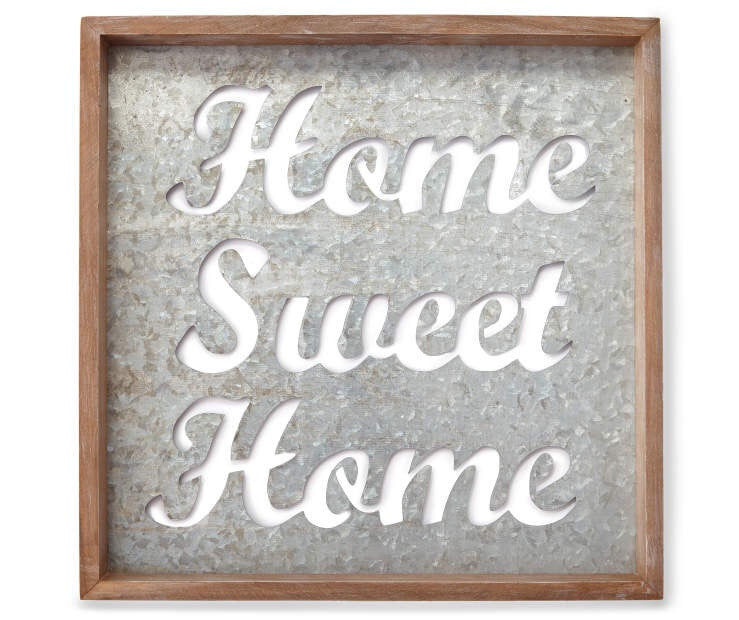 Home Sweet Home Tin Sign