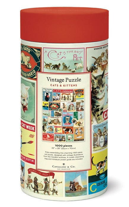 Cats and Kittens Vintage Puzzle