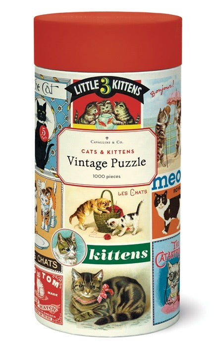 Cats and Kittens Vintage Puzzle