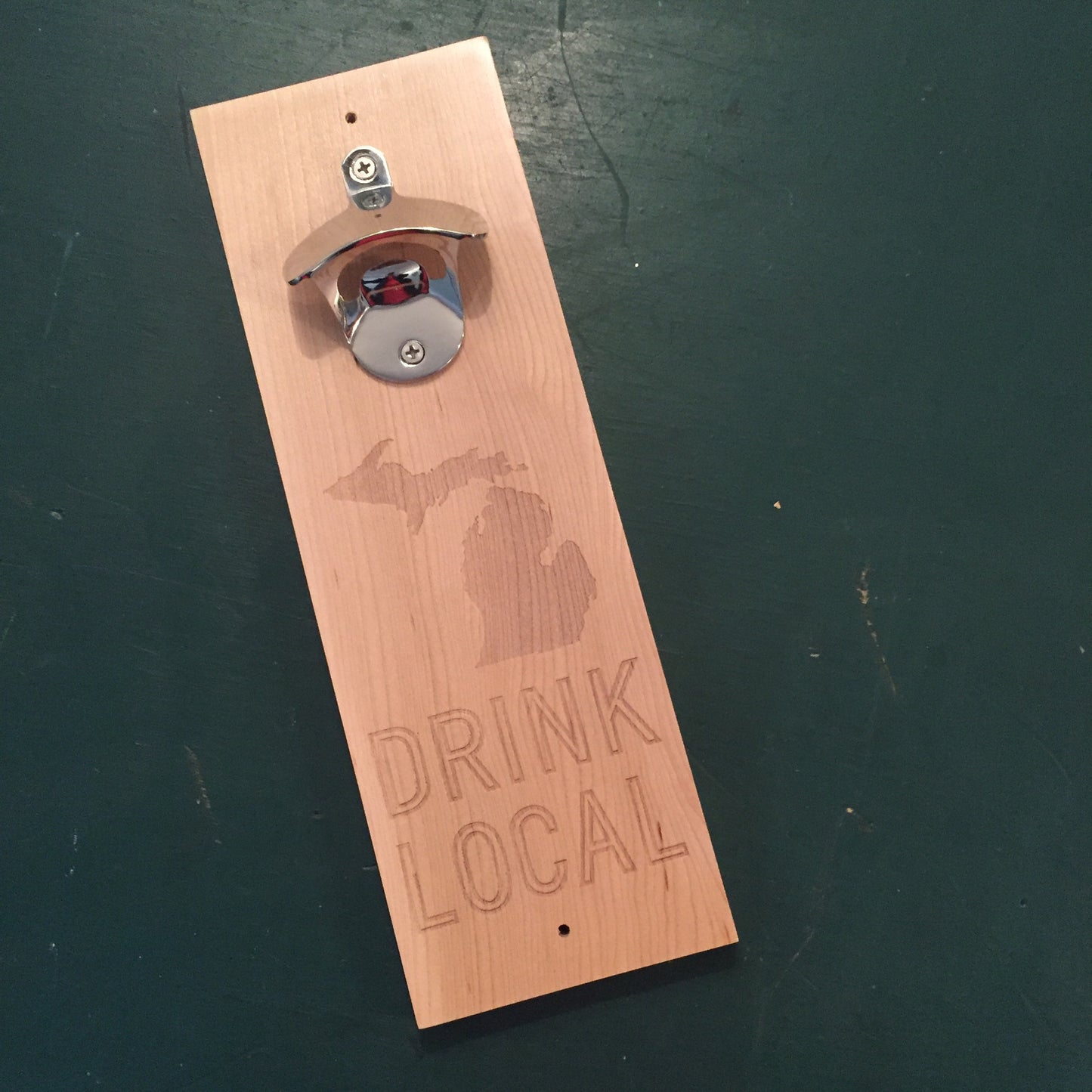 Drink Local Michigan Bottle Opener