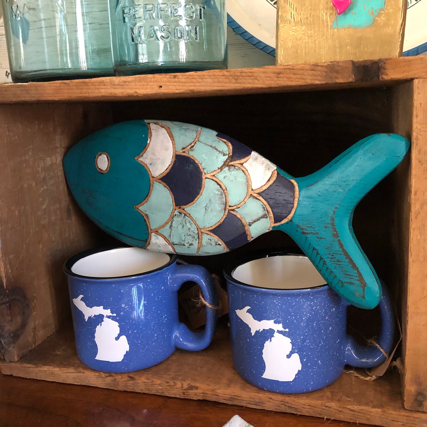 Wood Carved Fish