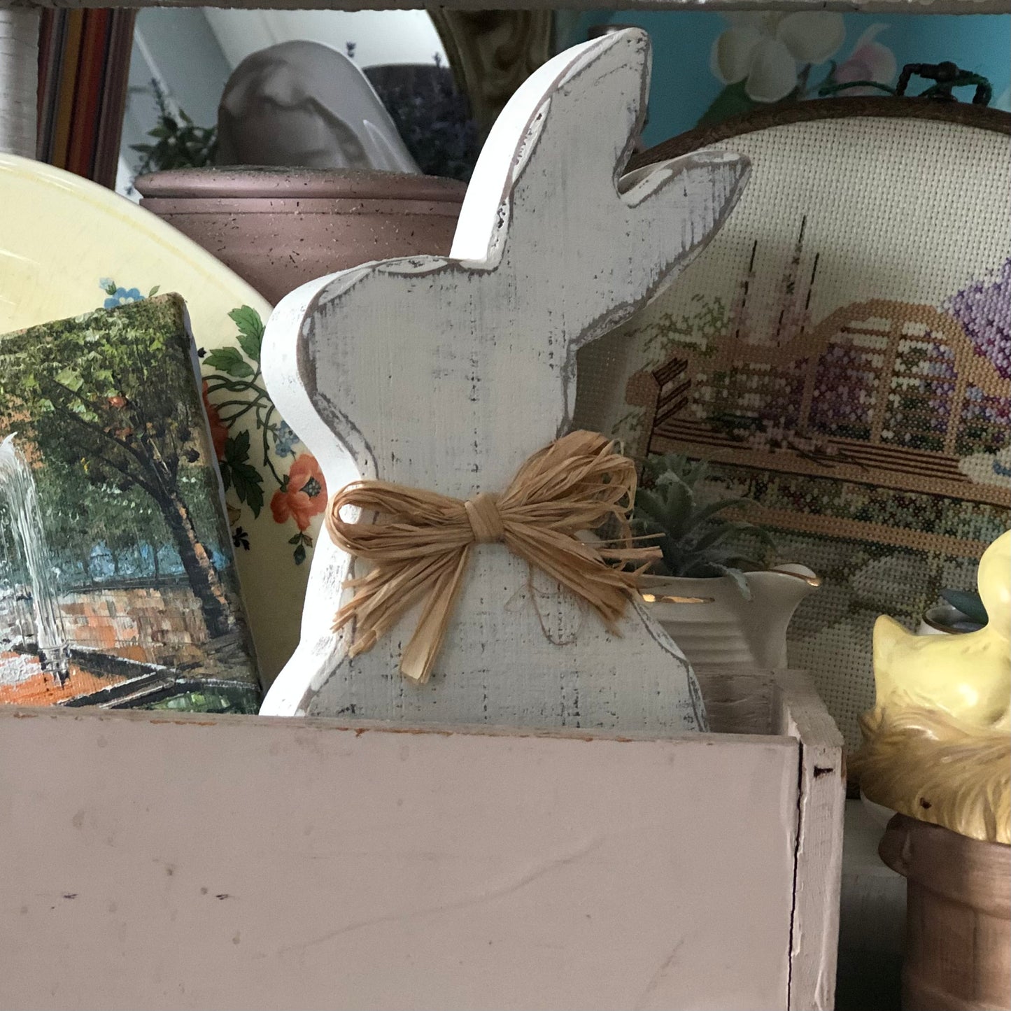 Farmhouse Distressed Rabbit