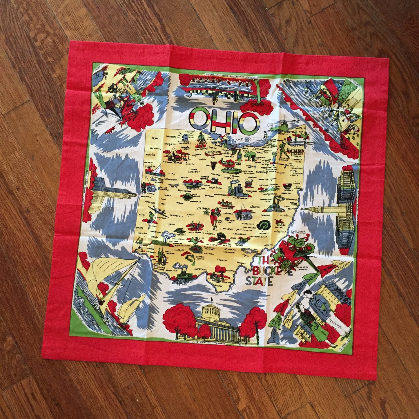 Ohio Tea Towel