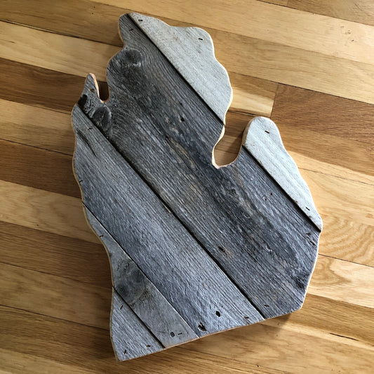Michigan Wood Sign - Lower Peninsula
