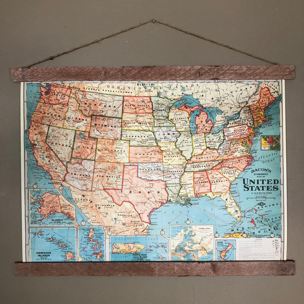 United States Map Poster Wall Hanging