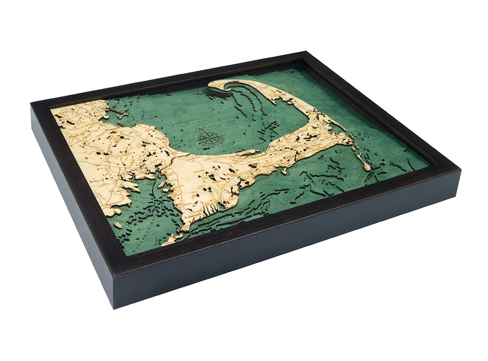 Cape Cod Wood Chart Map