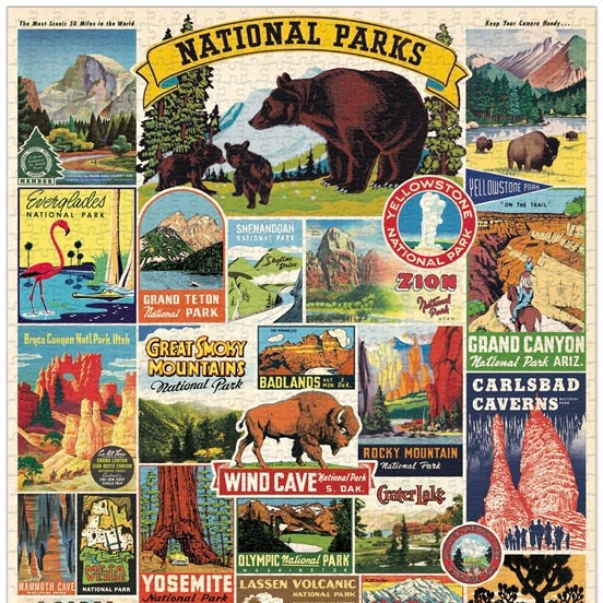 National Parks Vintage Puzzle
