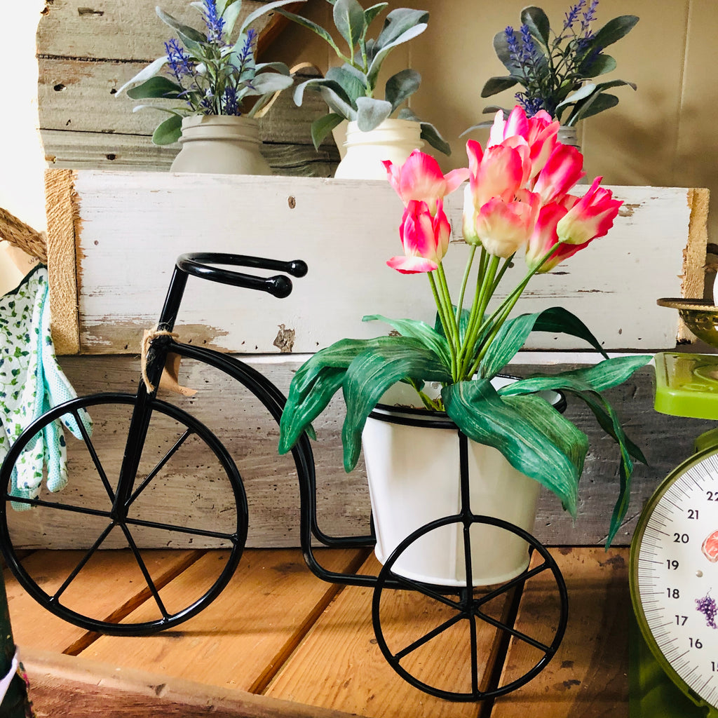Farmhouse Tricycle Planter