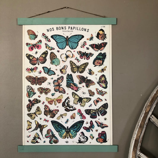 Butterfly Series Poster Wall Hanging