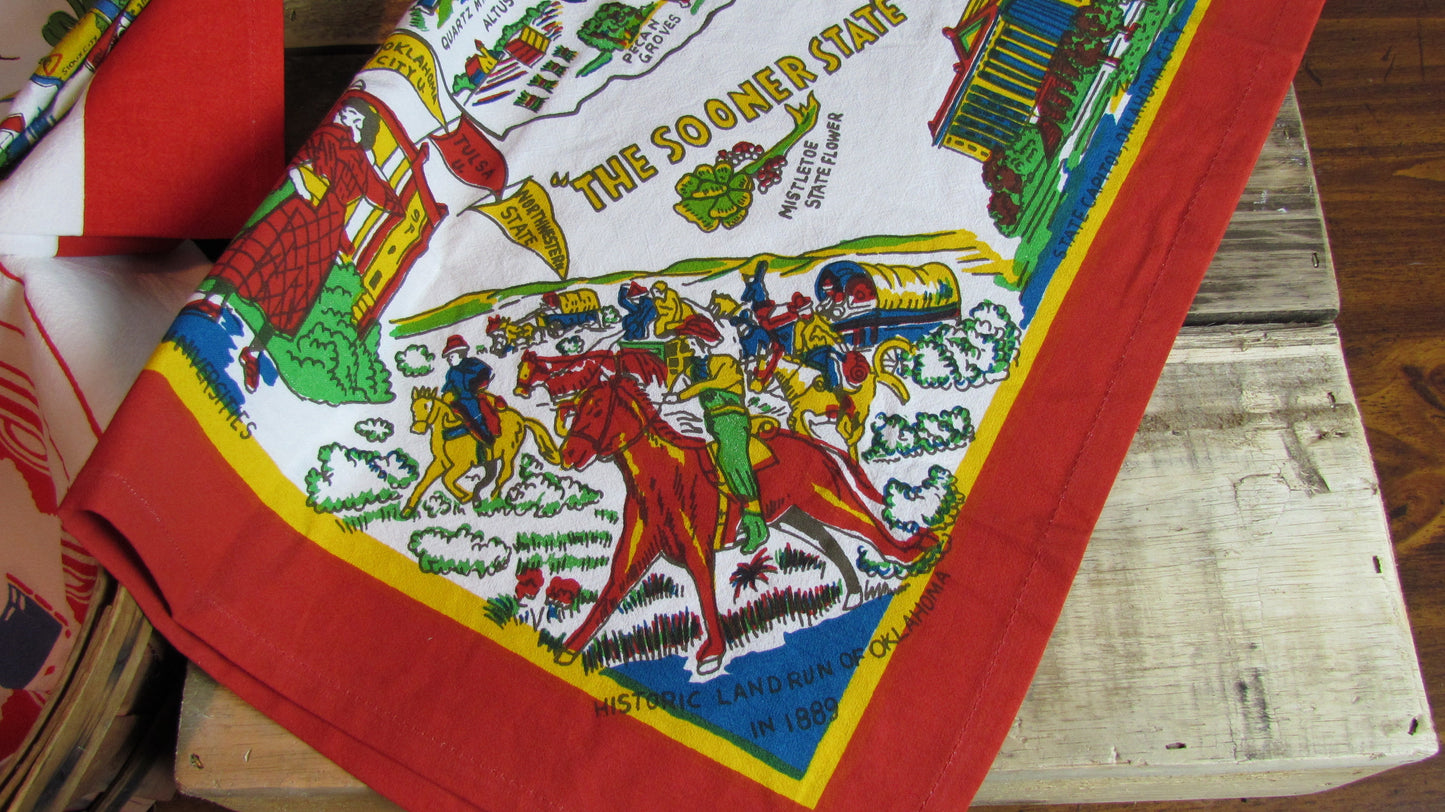 Oklahoma Vintage Kitchen Towel