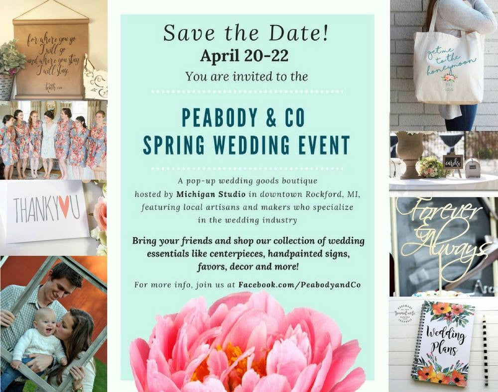 Wedding Pop-Up this Weekend!