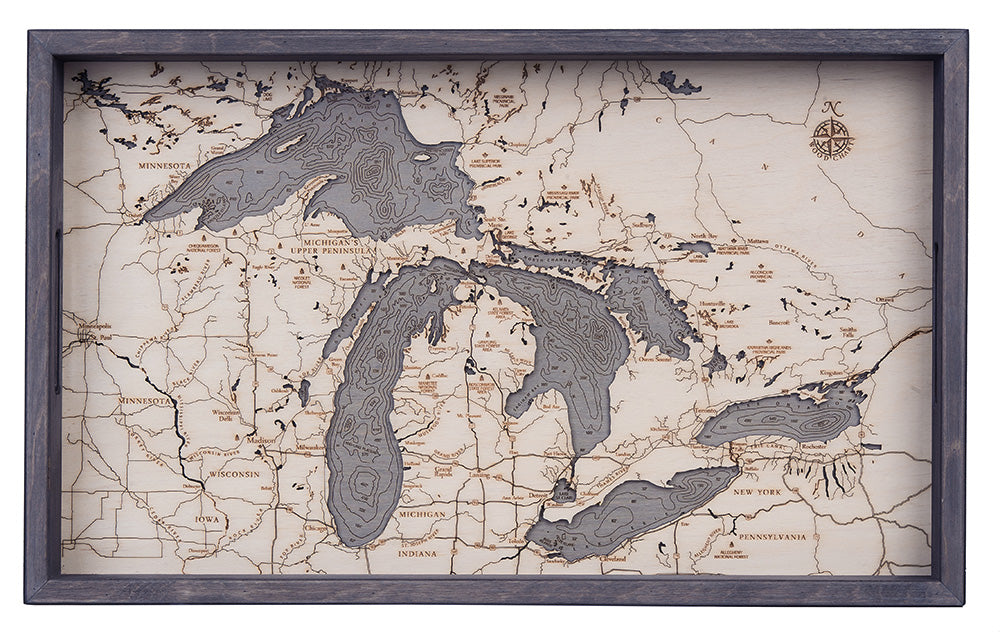 Great Lakes Serving Tray