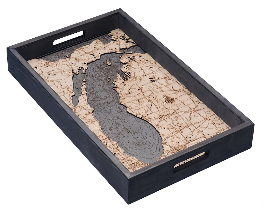 Lake Michigan Serving Tray