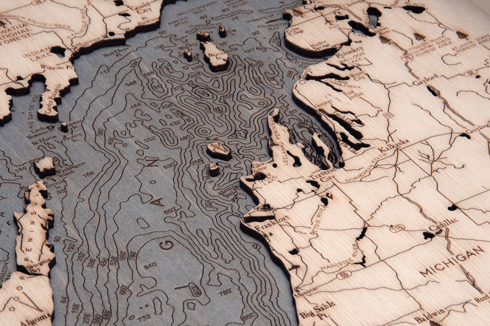 Lake Michigan Serving Tray