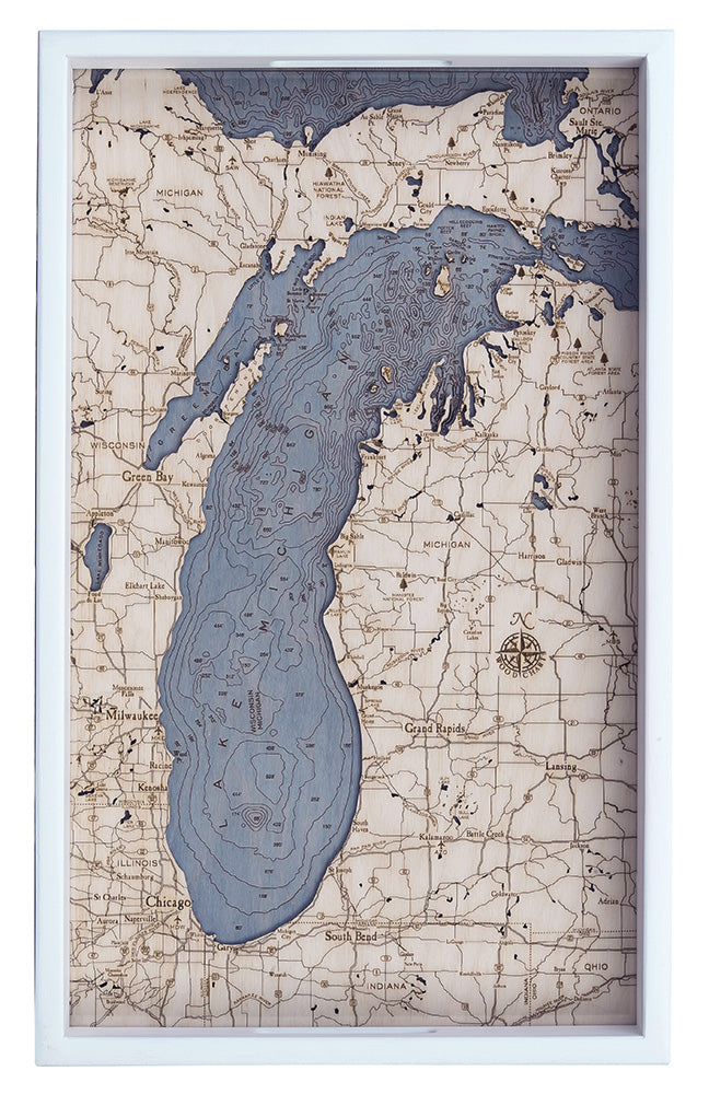Lake Michigan Serving Tray