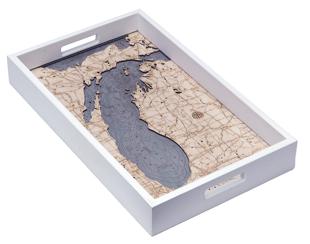 Lake Michigan Serving Tray