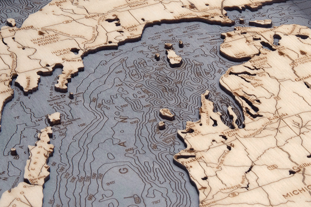Lake Michigan Serving Tray