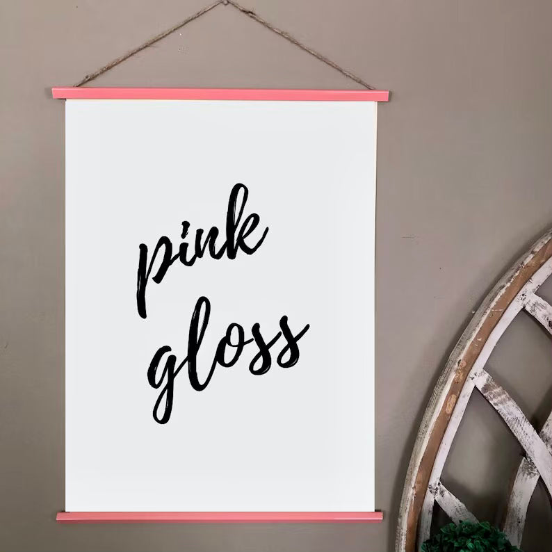 Floral Poster Wall Hanging