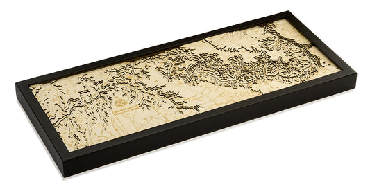 Grand Canyon Topography Chart