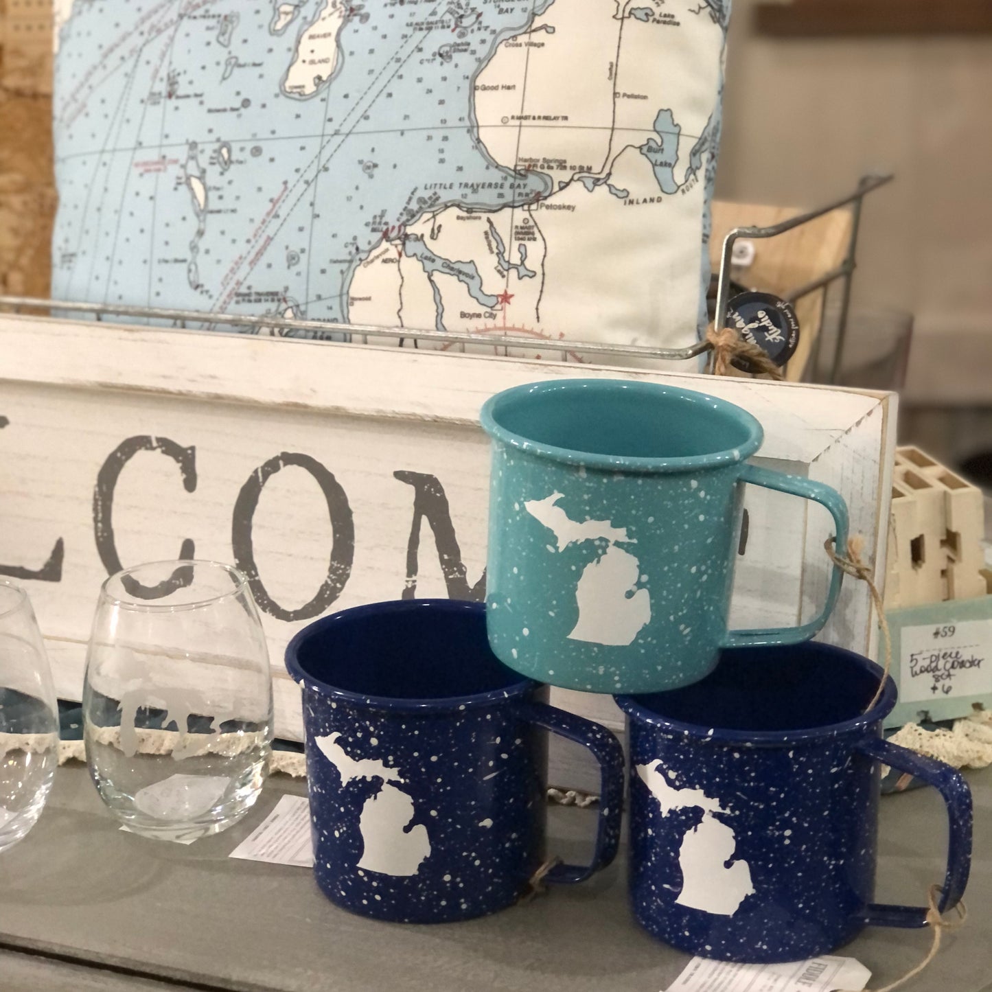 Michigan Camping Mug
