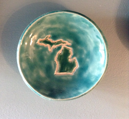 Michigan Jewelry Dish
