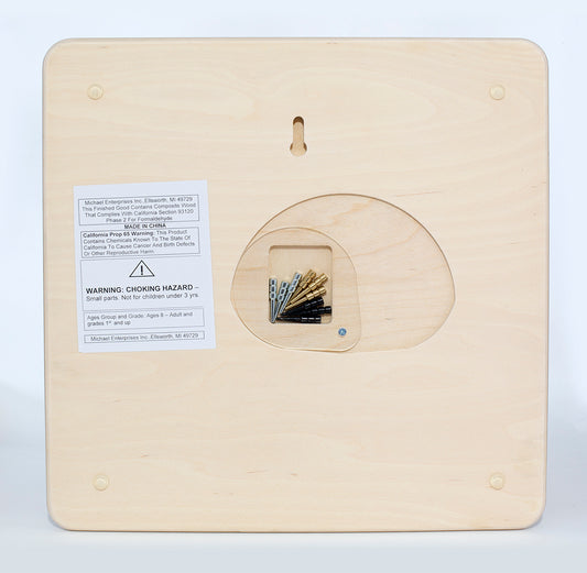 Great Lakes Cribbage Board - Back