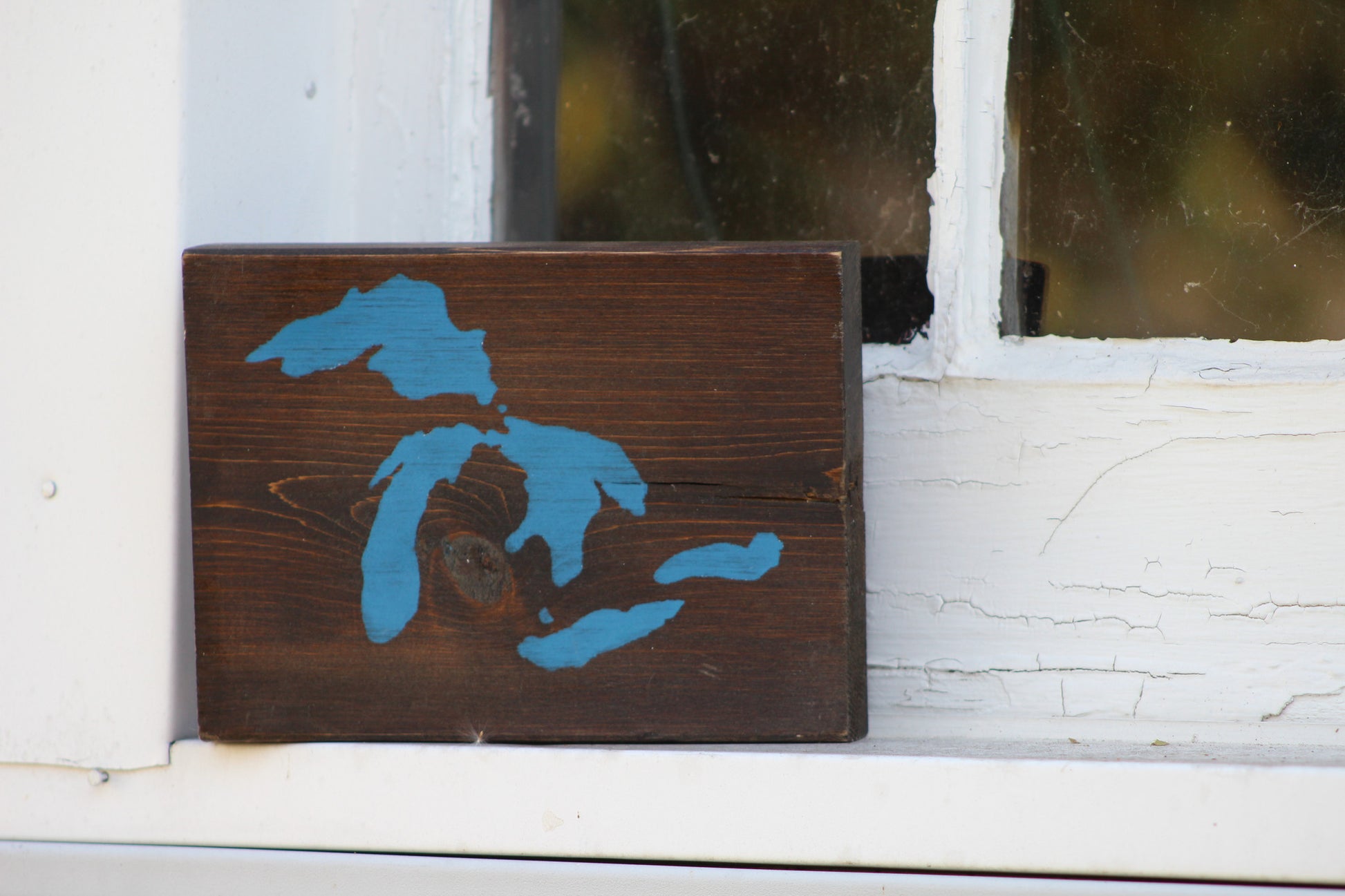 Great Lakes Sign - Blue